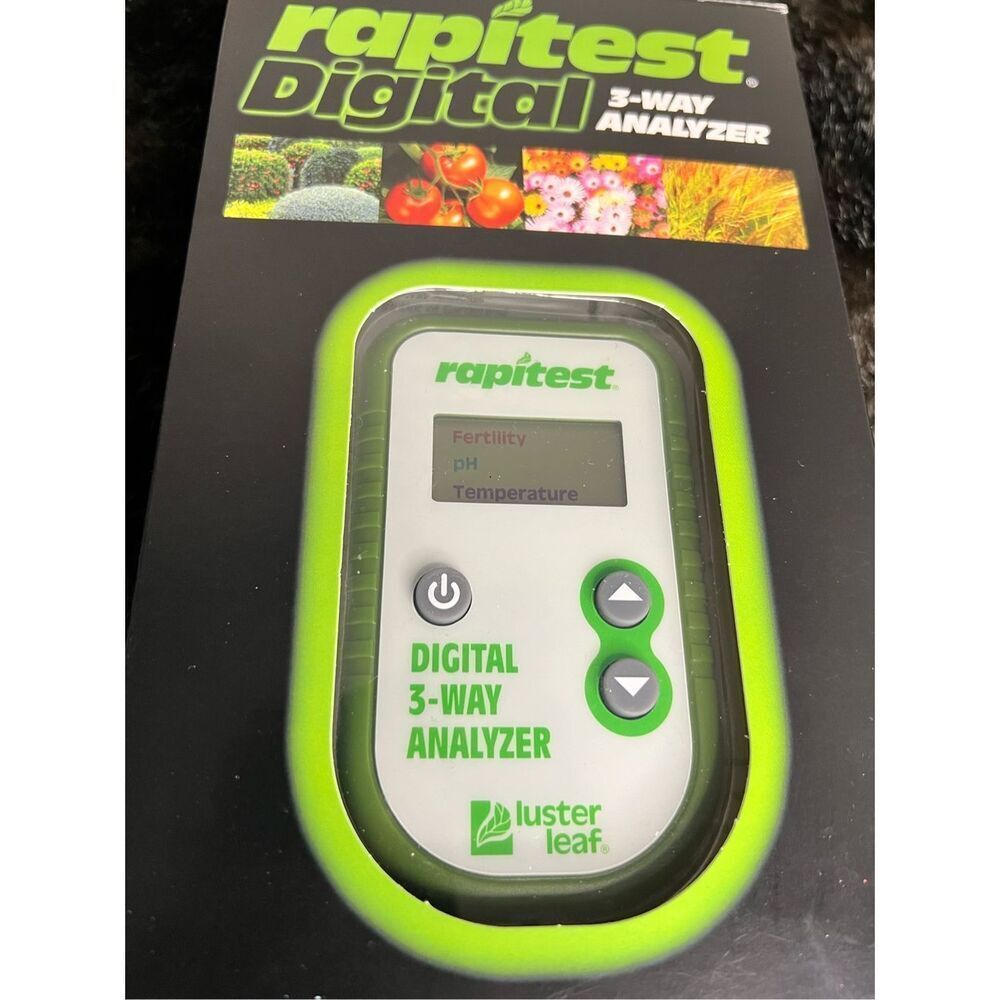 Leaf Luster Rapitest 3 in 1 Digital 3-Way Soil Analyzer - Picture 3 of 5